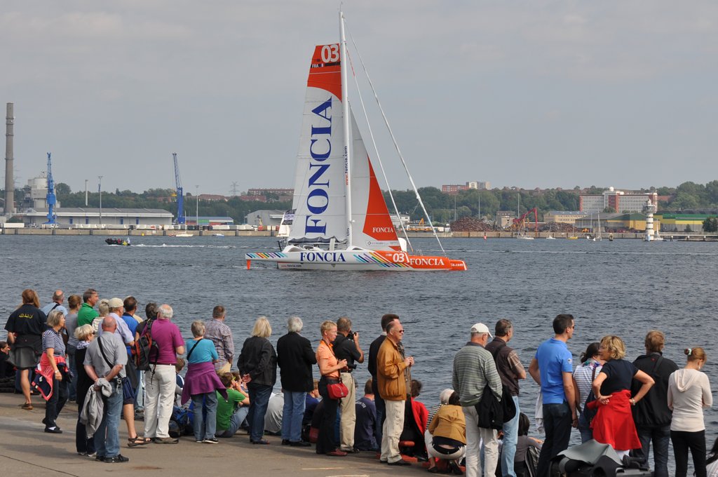 Offshore-Trimarane MOD 70, Kieler Förde, Team Foncia