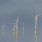 Offshore-Windpark im Morgendunst