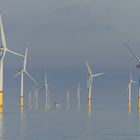 Offshore-Windpark im Morgendunst