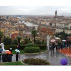 Oggi sposi ( a Firenze in una bella giornata di pioggia)