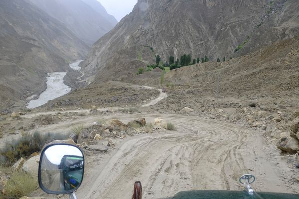 Oh je, da lang? Da runter?