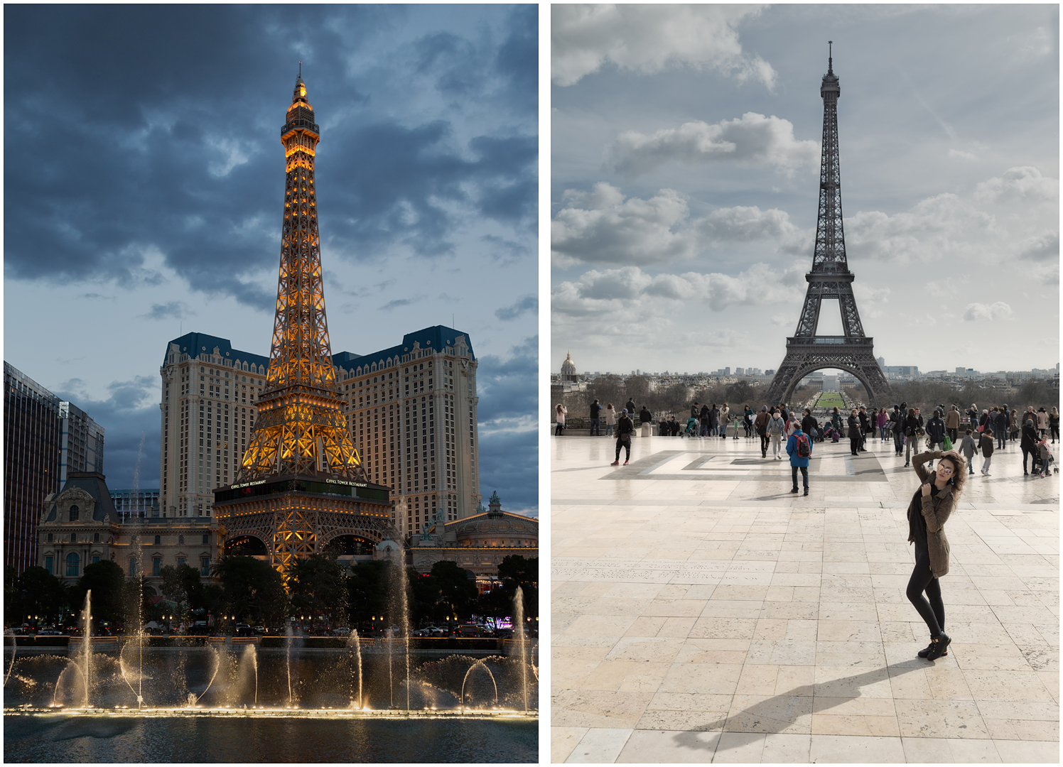 Oh là là! Deux tours Eiffel pendant un voyage! FIN