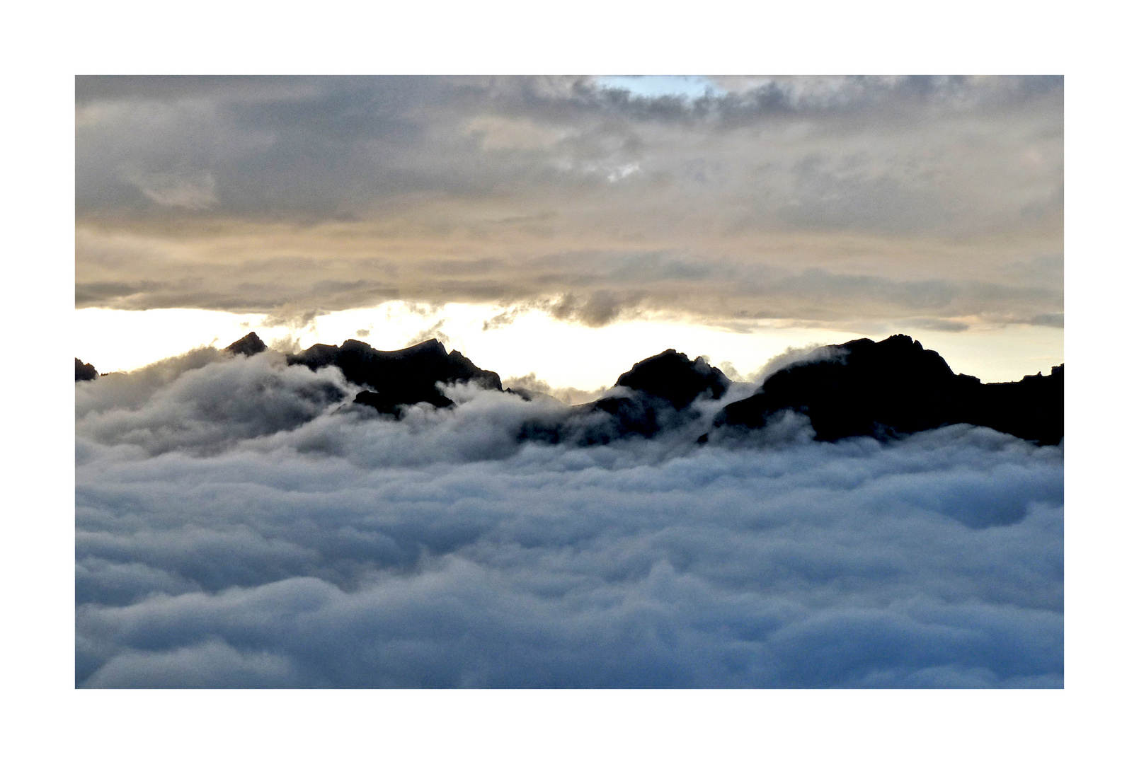 Oh mein Gott, mich umig haut's - the viewing really full of clouds