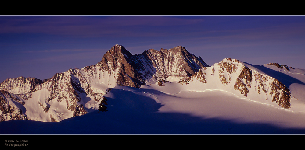 Oh Schreck-, das Lauteraarhorn...