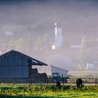 Ohlstadt hüllt sich in einen Nebelschleier