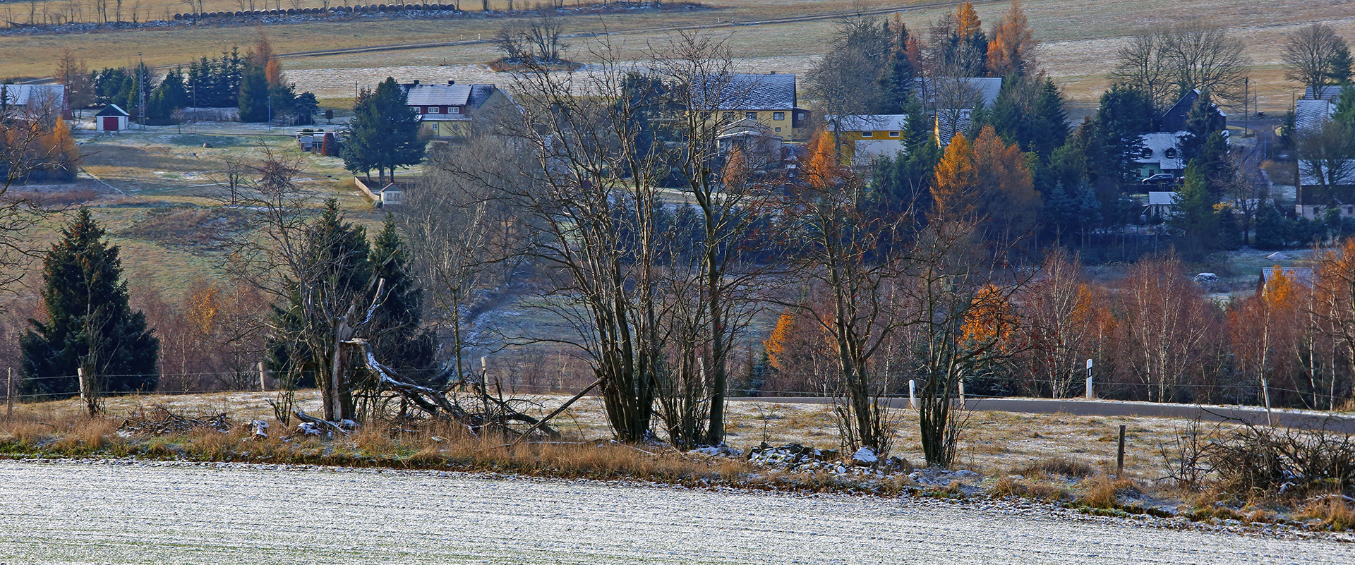 Ohne die ersten Schneeflocken wären diese Bilder von Fürstenwalde...