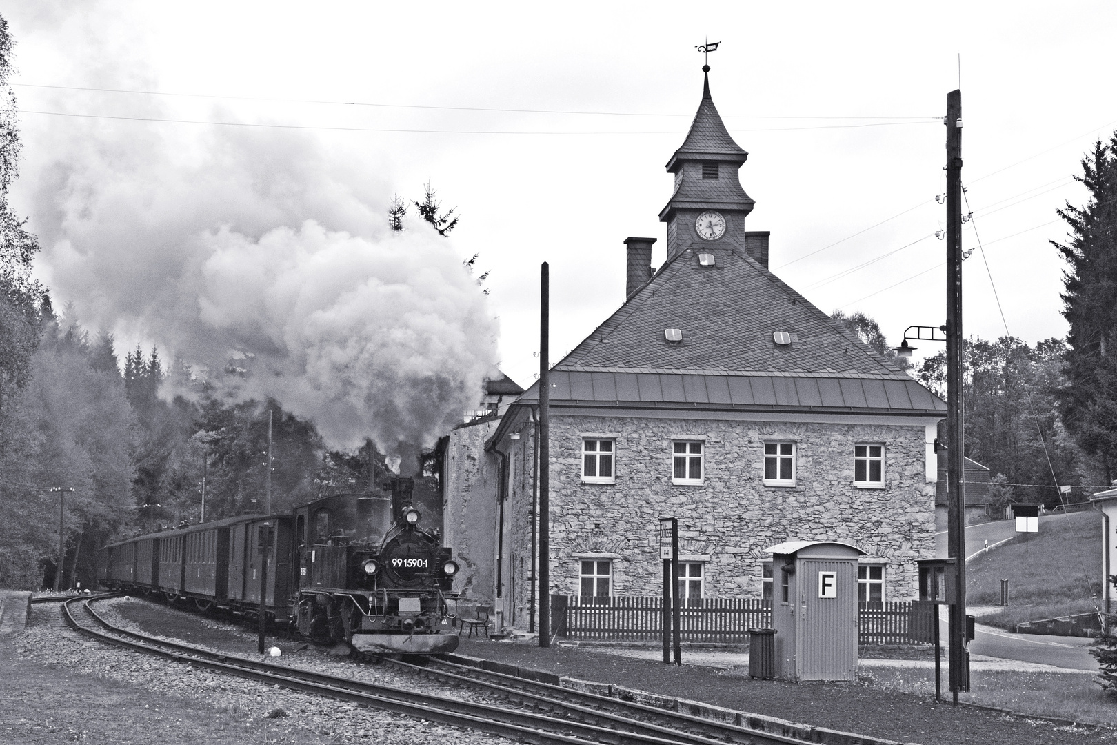 Ohne Halt durch Schlössel