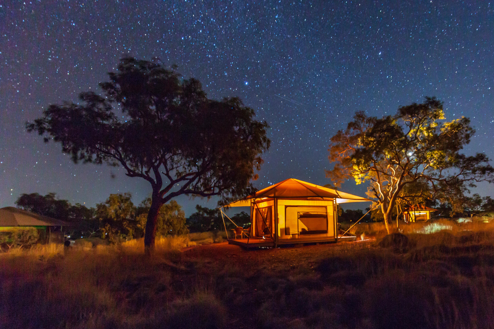 Ohne Lichtverschmutzung im Karijini Nationalpark Westaustralien