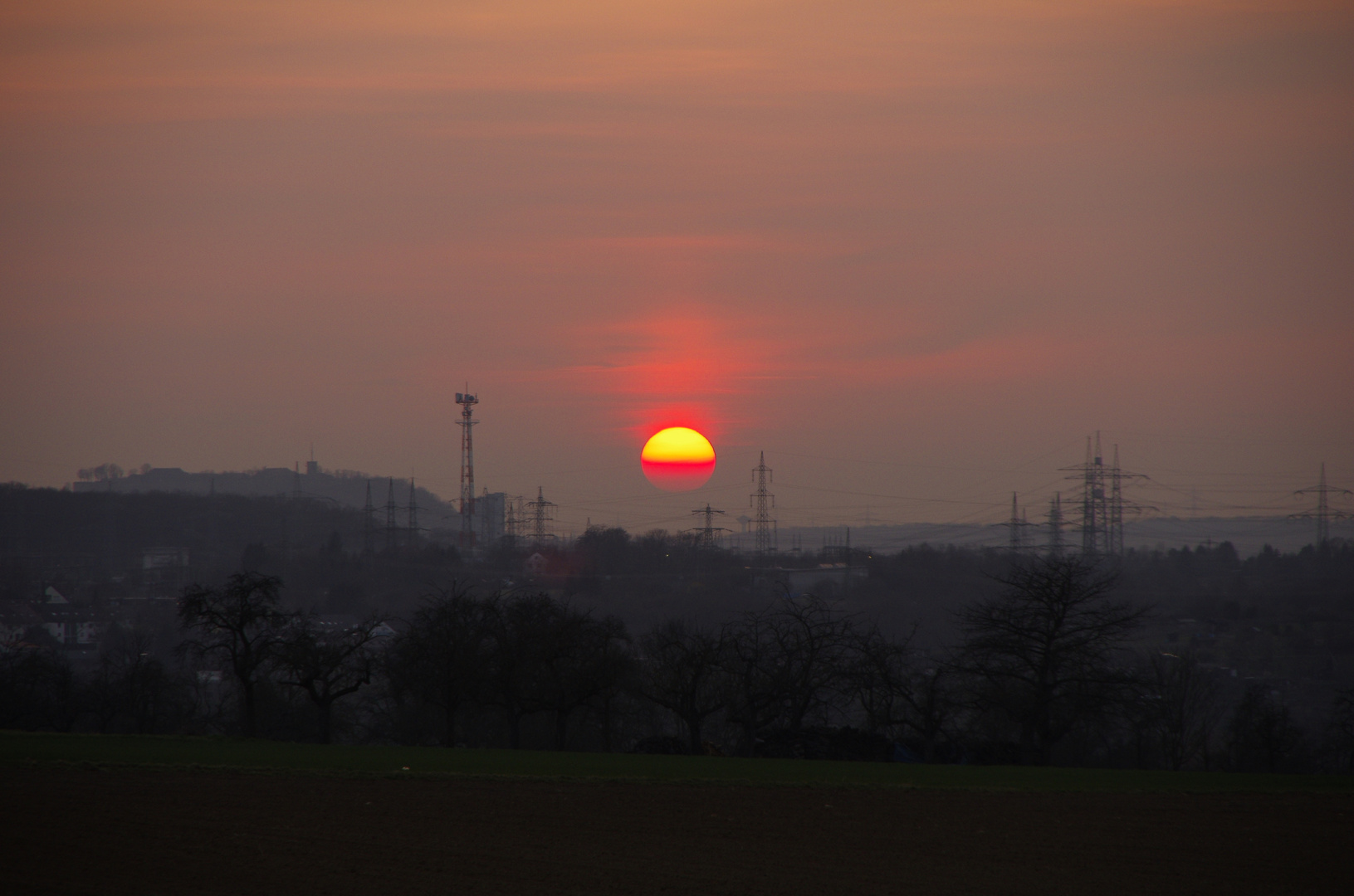 Ohne Mond-gestern abend