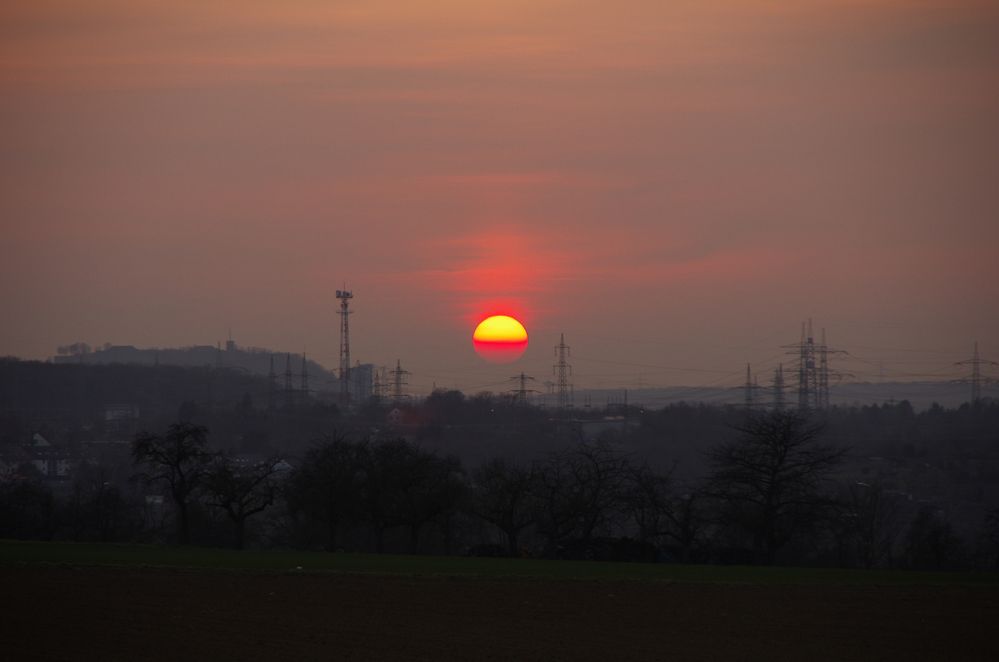 Ohne Mond-gestern abend