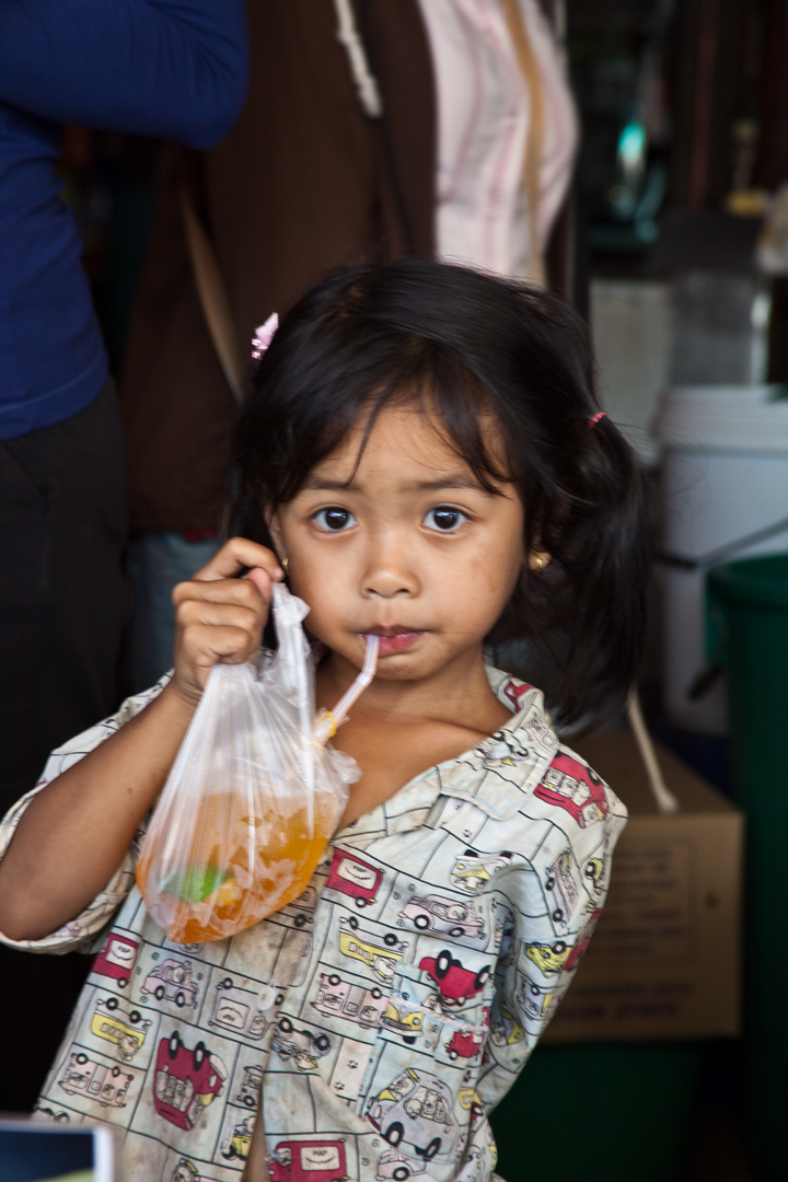 ohne Pfand, altes Marktviertel, Siem Reap, Kambodscha