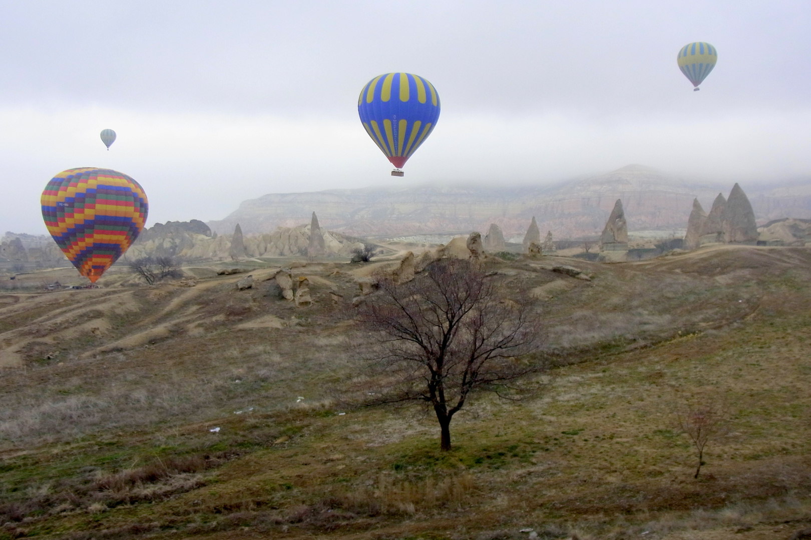 Ohne Sonne im Ballon