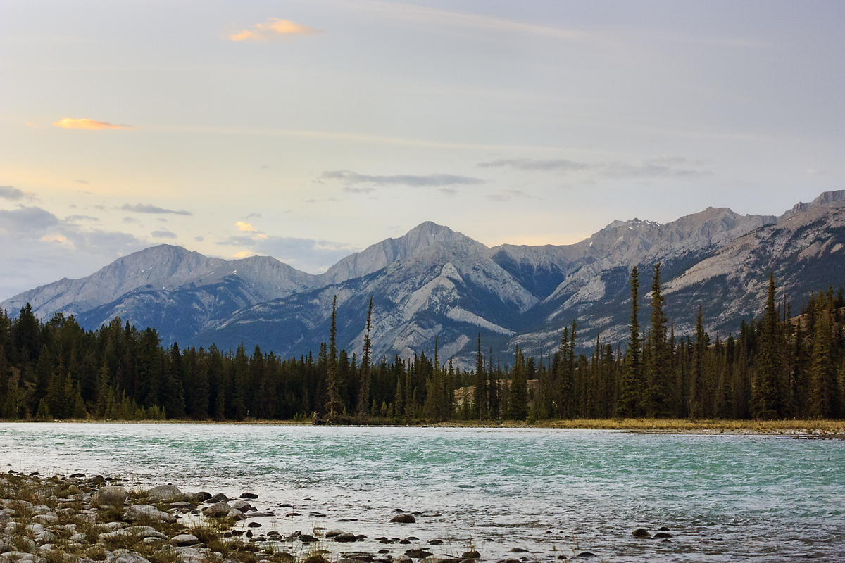 ohne Titel (Athabasca River and the Colin Range) 2010