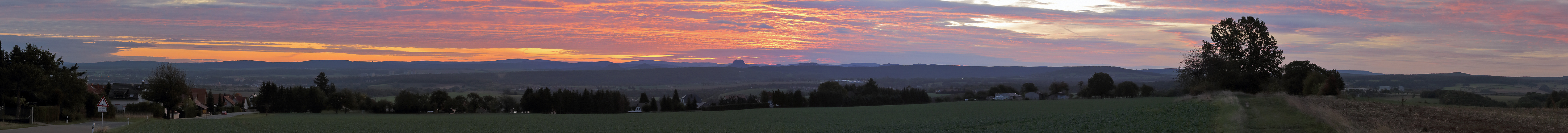 Ohne weitere Worte Panorama von gestern Morgen vom Ziegenrücken in Meusegast