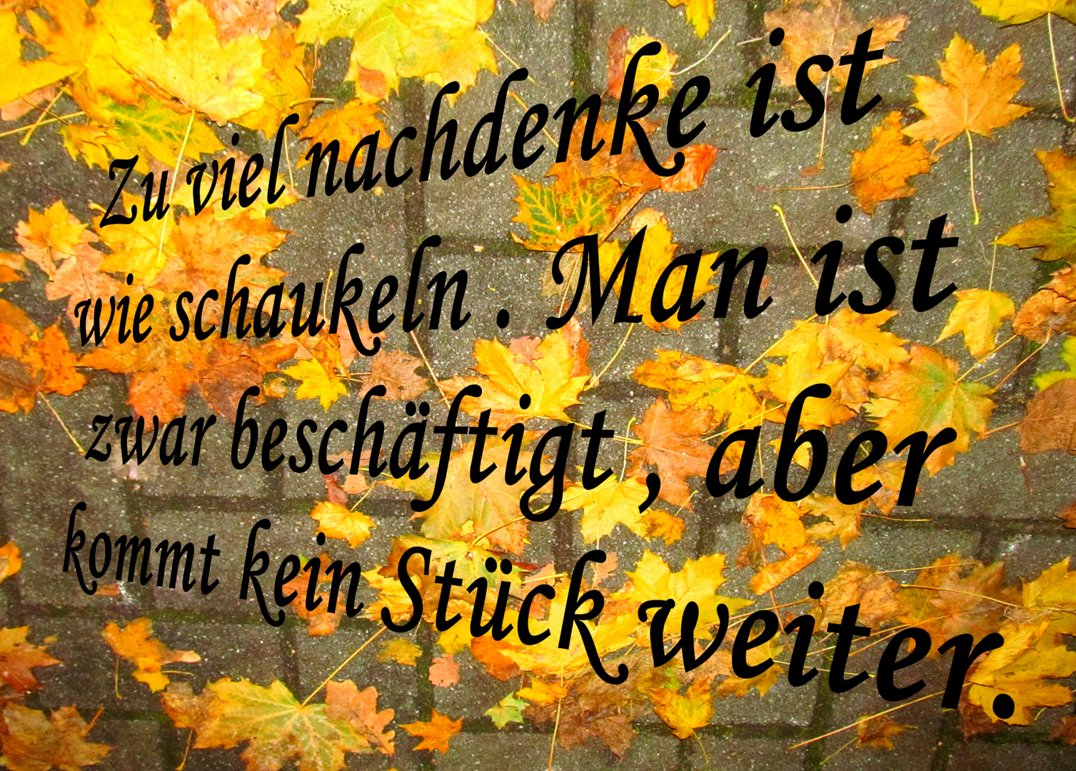 ohne Worte.. Foto &amp; Bild spezial, outdoor, herbst Bilder auf
