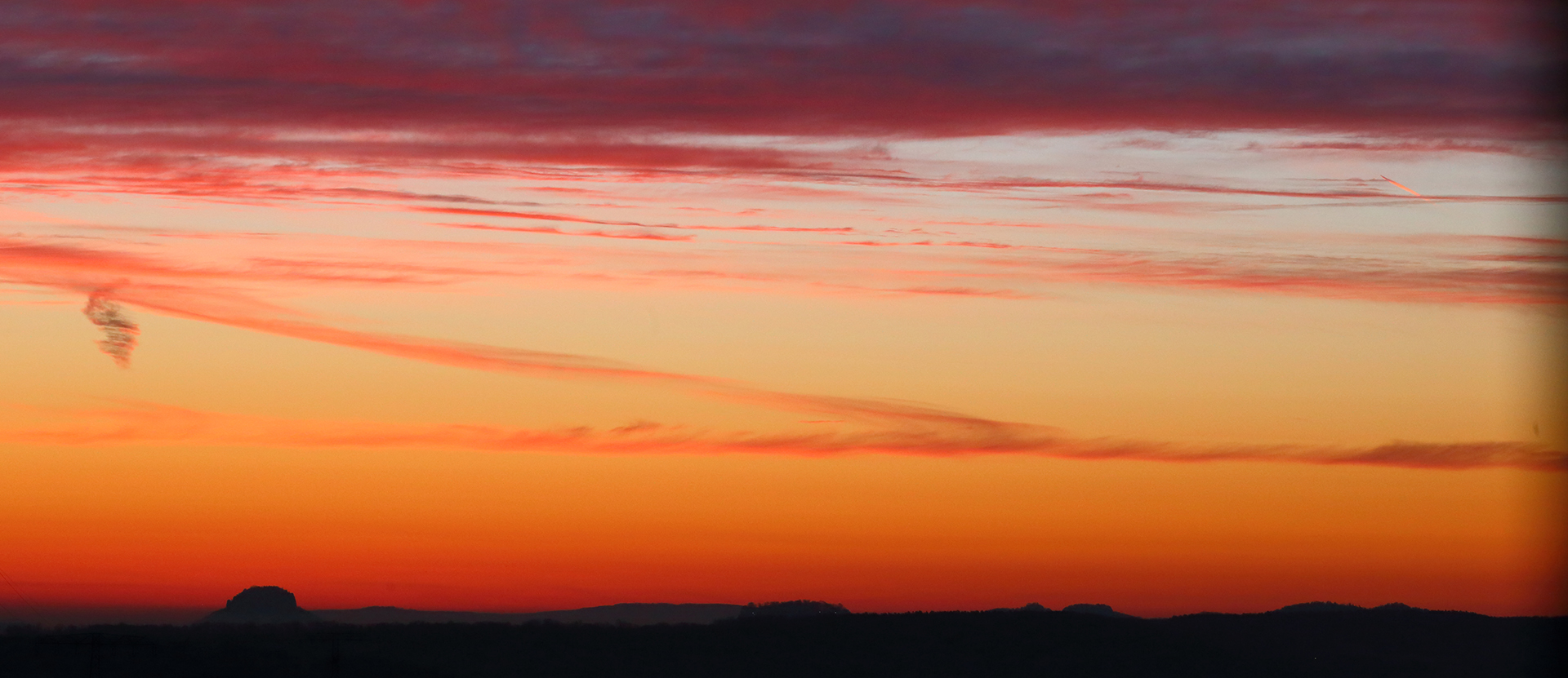 Ohne Zweifel mit die tollsten Farben des ganzen Winters am zeitigen Morgen...