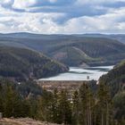 Ohra-Talsperre fotografiert vom Aussichtspunkt "Blaue Bank"