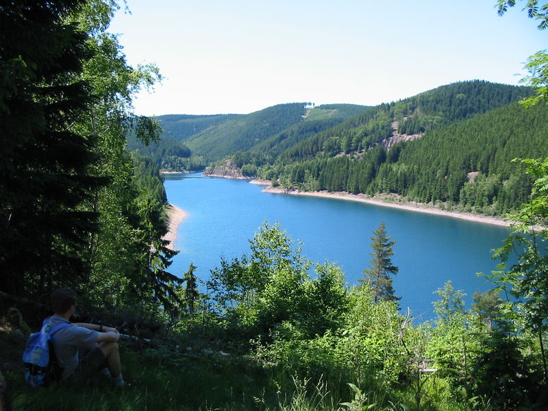 Ohratalsperre im Thüringer Wald