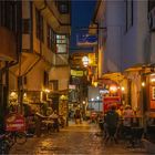 Ohrid Altstadtgasse am Abend