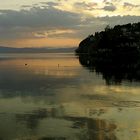 ohrid lake sunset