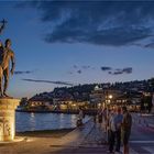 Ohrid - Seepromenade am Abend