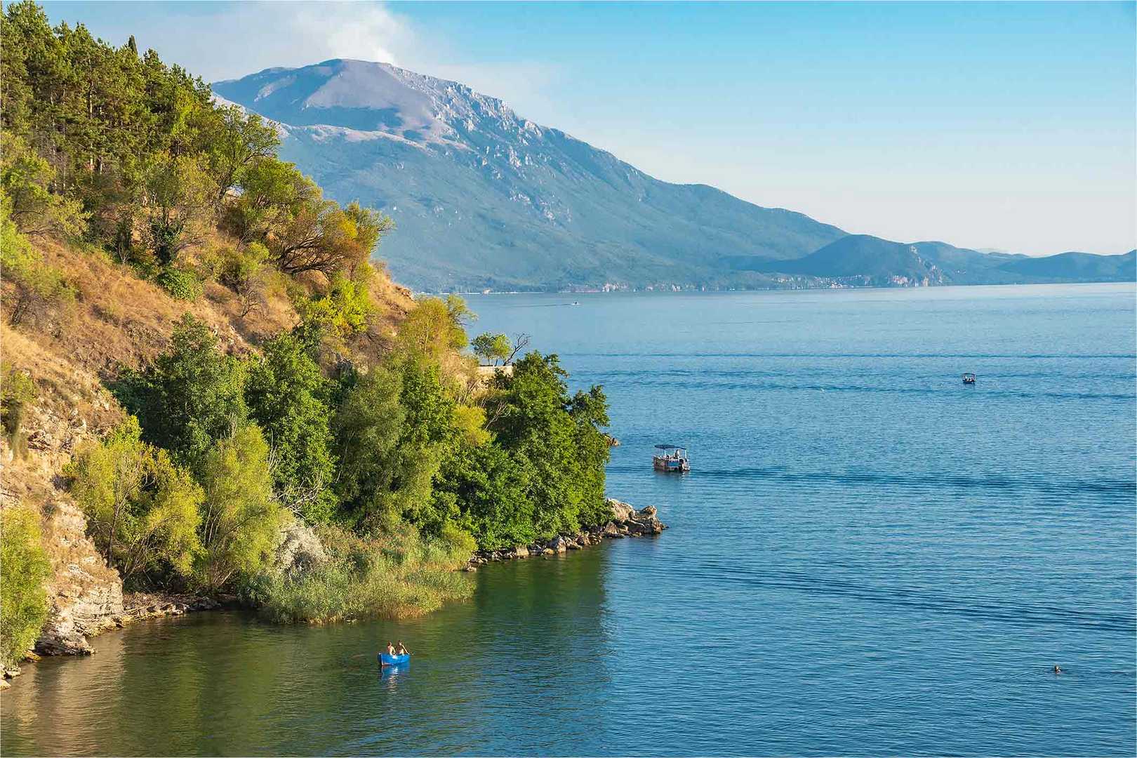 Ohridsee - Landschaft nahe der Stadt Ohrid