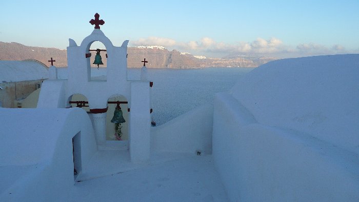 Oia al tramonto