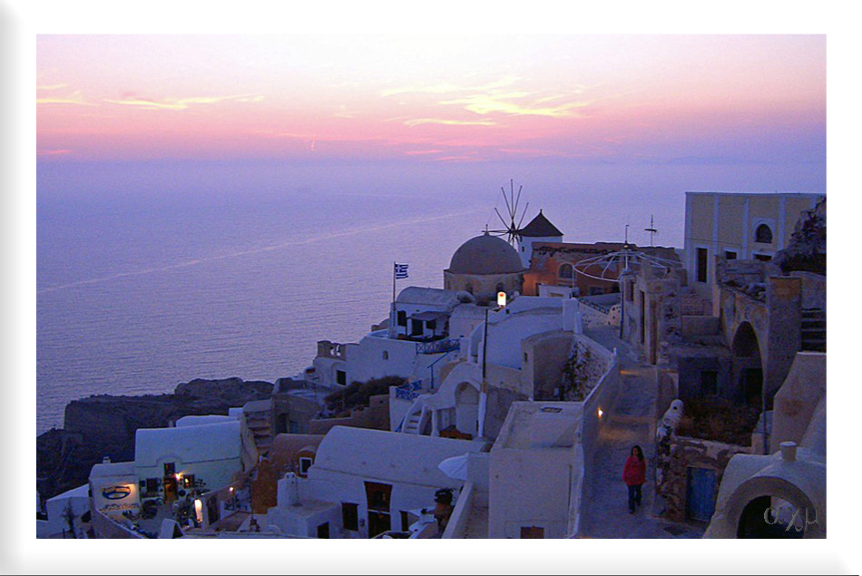 Oia am Abend