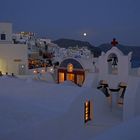 Oia at night