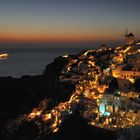 *Oia at nighttime*