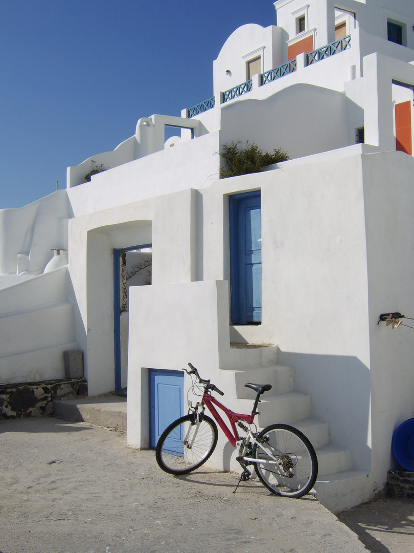 Oia by Bike