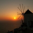 oia coucher de soleil