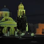 *Oia & Saint Joseph´s Cathedral at night*