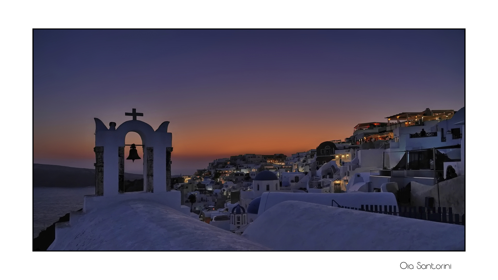 Oia Santorini after sunset