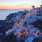 Oia sunset-old castle