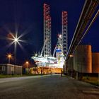 Oil platform, Esbjerg, Denmark