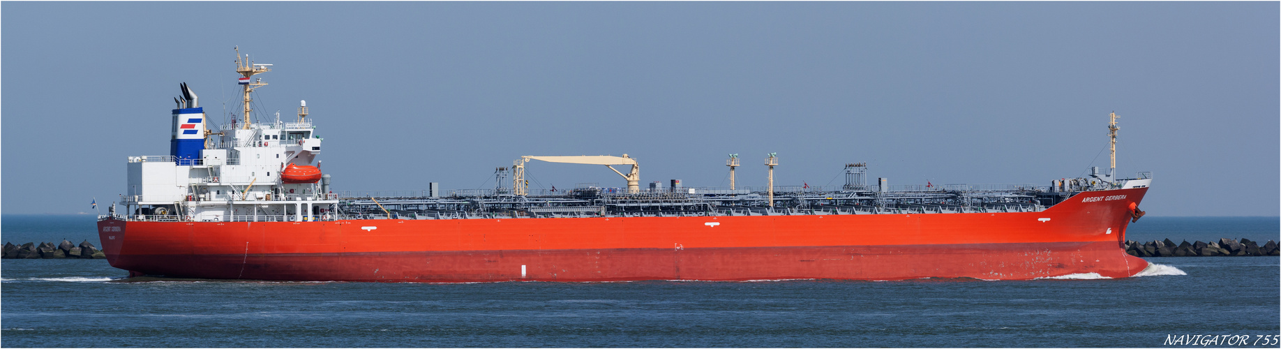 Oil/Cemical Tanker ARGENT GERBERA, Rotterdam.