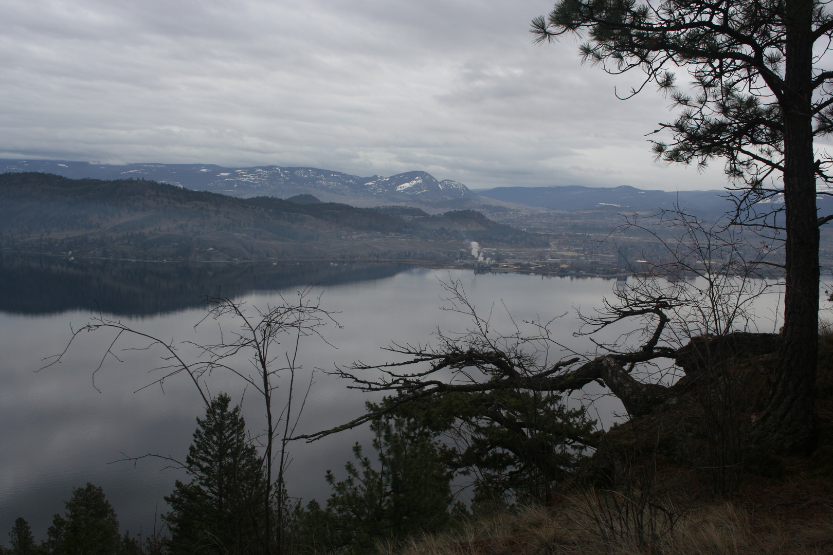 Okanagan Lake im Februar 2010