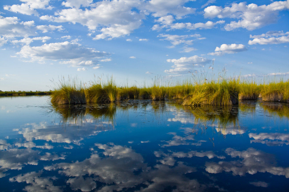 Okavango Delta - Wolkenspiel-