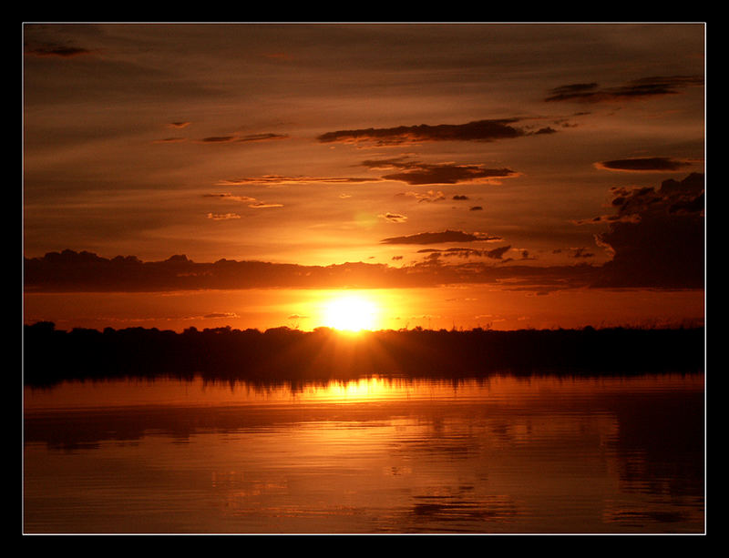 Okavango Sunset - die Zweite