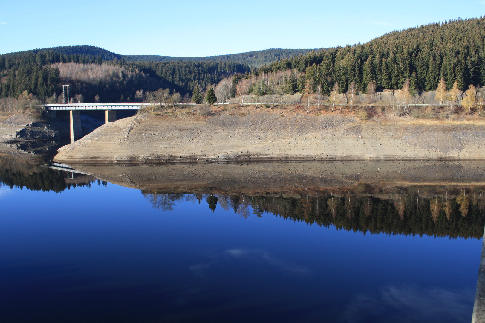 Okertalsperre Brücke bei Schulenberg im Harz