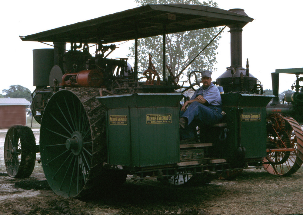 Oklahoma Steam & Gas Show in Pawnee, Oklahoma 1996 Steam Tractor