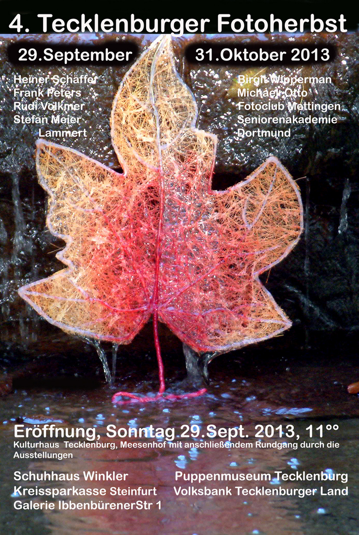 Oktober 2013 der 4. Tecklenburger Fotoherbst