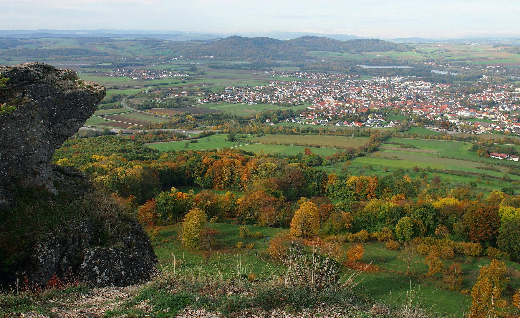 Oktober 2022 - Blick vom Staffelberg