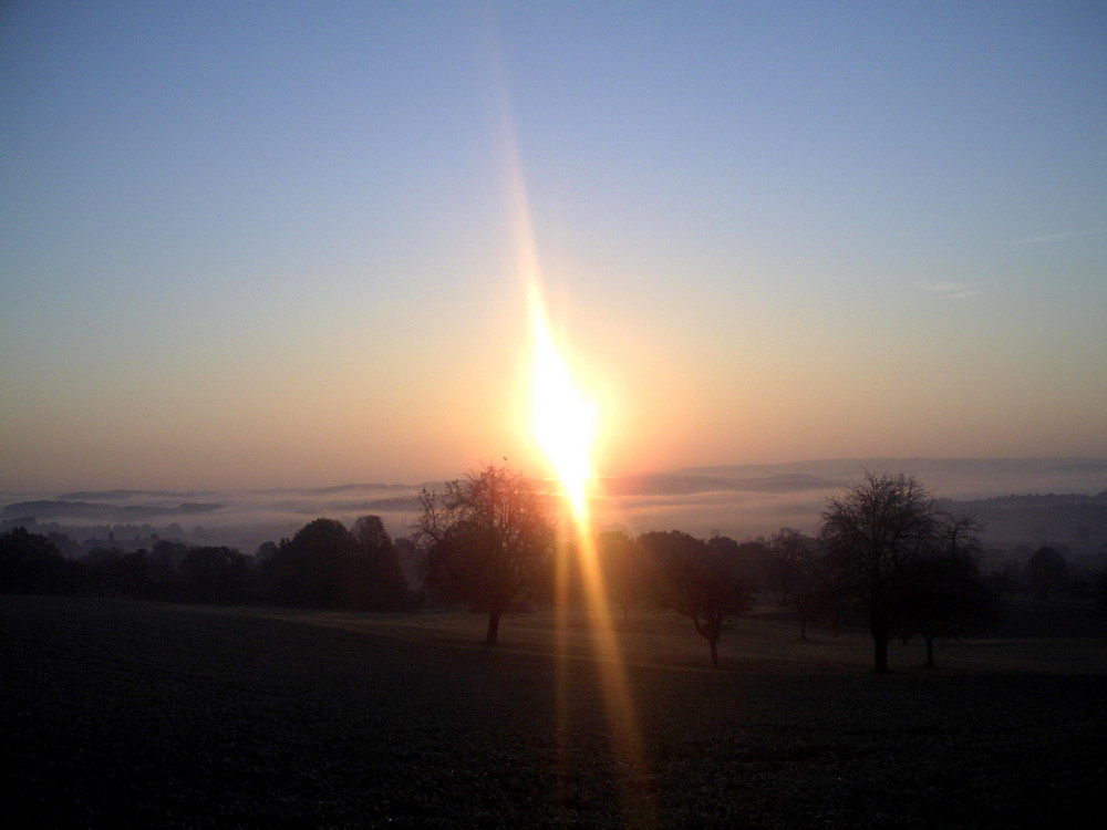 oktober ,früh 7uhr 30min