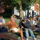 oktober-sonnenbad am washington square