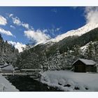 Oktober-Winter im Oberbergtal, Stubai