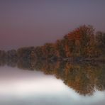 Oktoberabend am See