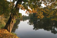 Oktoberabend an der Zschopau