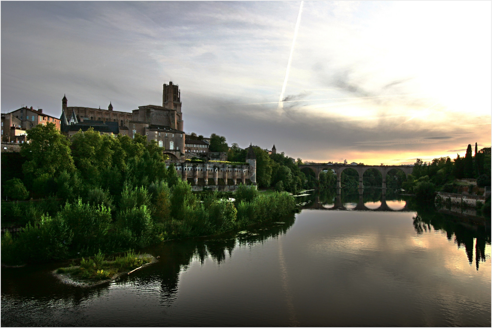 Oktoberabend in Albi